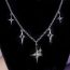 Fashion Style 1 Stainless Steel Star Pendant Necklace