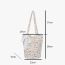 Fashion Off White Floral Lace Bow Large Capacity Shoulder Bag