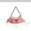 Fashion Off White Embroidery Rhombus Bow Chain Shoulder Crossbody Bag