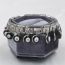 Fashion Devil's Eyes Section Stainless Steel Geometric Square Module Bracelet Accessories (single)
