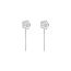Fashion Sakura Ear Wire--silver Copper Sakura Ear Wire