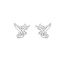 Fashion Phoenix Nirvana Earrings-silver Copper Phoenix Earrings