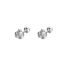 Fashion Large Ruyi Knot Screw Stud Earrings--silver Copper Geometric Knotted Earrings