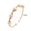 Fashion 3# Gold-plated Copper Pearl Bracelet