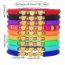 Fashion 25# Colorful Polymer Clay Beaded Bracelet Set