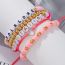 Fashion 3# Soft Clay Rice Beads Bracelet Set