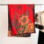 Fashion 150-#dream Peony Xiangyun Yarn Double-sided Printed Silk Scarf