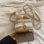 Fashion Off White Woven Large-capacity Cross-body Bag