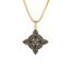 Fashion Gold Stainless Steel Geometric Men's Necklace