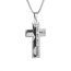 Fashion Geometric Cross Necklace Stainless Steel Cross Men's Necklace