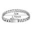 Fashion Silver-20cm Alloy Geometric Chain Men's Bracelet