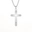 Fashion Gold Necklace Stainless Steel Cross Men's Necklace