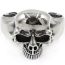 Fashion Silver Men's Titanium Steel Skull Bracelet