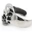 Fashion Silver Men's Titanium Steel Skull Bracelet