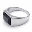 Fashion Silver Alloy Geometric Men's Ring