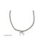 Fashion Bow Pearl Necklace Pearl Beaded Bow Necklace