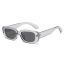 Fashion White Frame Black Gray C6 Children's Square Sunglasses