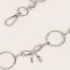 Fashion Silver Metal Chain Bow Waist Chain