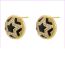 Fashion Platinum 1 Pair Copper-set Diamond Oil-drip Square Stud Earrings