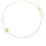 Fashion Golden 2 Copper Inlaid Pearl Round Necklace
