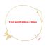 Fashion White Gold Necklace Gold-plated Copper Hollow Bow Necklace