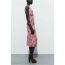 Fashion Color Round Neck Printed Sleeveless Long Skirt