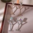 Fashion Gold Alloy Diamond Wine Glass Stud Earrings