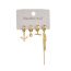 Fashion Gold Stainless Steel Love Tag Earring Set