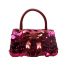 Fashion Khaki Bow Sequin Flap Crossbody Bag