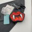 Fashion Silver Cartoon Lips Crossbody Bag