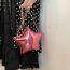 Fashion Champagne Acrylic Five-pointed Star Crossbody Bag