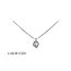 Fashion Stainless Steel Pearl Necklace Irregular Pearl Bean Necklace