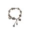 Fashion Silver Copper Geometric Beaded Cat Bracelet