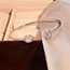 Fashion White 18k Gold Plated Copper Inlaid Zirconium Drop Bracelet