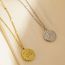 Fashion Gold Necklace Bee Medal Necklace
