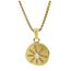 Fashion Gold Necklace Titanium Steel Diamond-encrusted Star Medallion Necklace