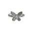 Fashion Size 8 Open Ring Copper And Diamond Butterfly Open Ring