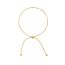 Fashion Gold Round Snake Steel Ball Pull Anklet