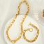 Fashion Gold Necklace Stainless Steel Chain Necklace