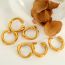 Fashion Gold Ring C-shaped Ear Clip