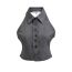 Fashion Jacket Polyester Lapel Buttoned Vest