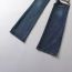 Fashion Dark Blue Low-rise Double-button Bootcut Denim Trousers