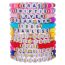 Fashion (12 Pack) 3 Colorful Polymer Clay Beaded Bracelet Set