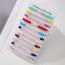 Fashion (12 Pack) 3 Colorful Polymer Clay Beaded Bracelet Set