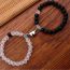 Fashion 1# Geometric Natural Stone Beaded Magnetic Love Bracelet Set