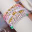 Fashion Color Colorful Polymer Clay Beaded Bracelet Set