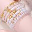 Fashion 6# Colorful Polymer Clay Beaded Bracelet Set