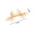 Fashion Silver Metal Glossy Butterfly Hair Clip