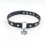 Fashion Six Pointed Star Metal Six-pointed Star Leather Collar