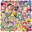 Fashion Color 50 Cartoon Abstract Character Graffiti Waterproof Stickers